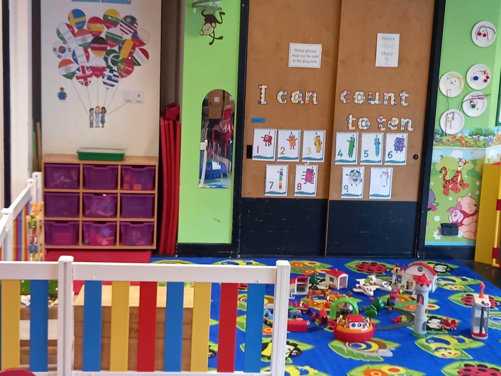 Inside play at Wigmore Under Fives pre-school, Luton