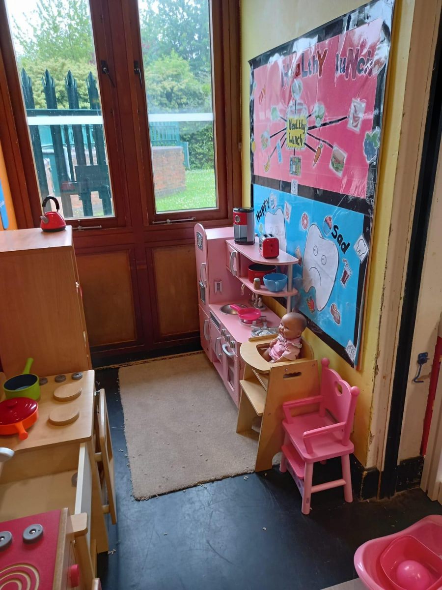 Inside play at Wigmore Under Fives pre-school, Luton